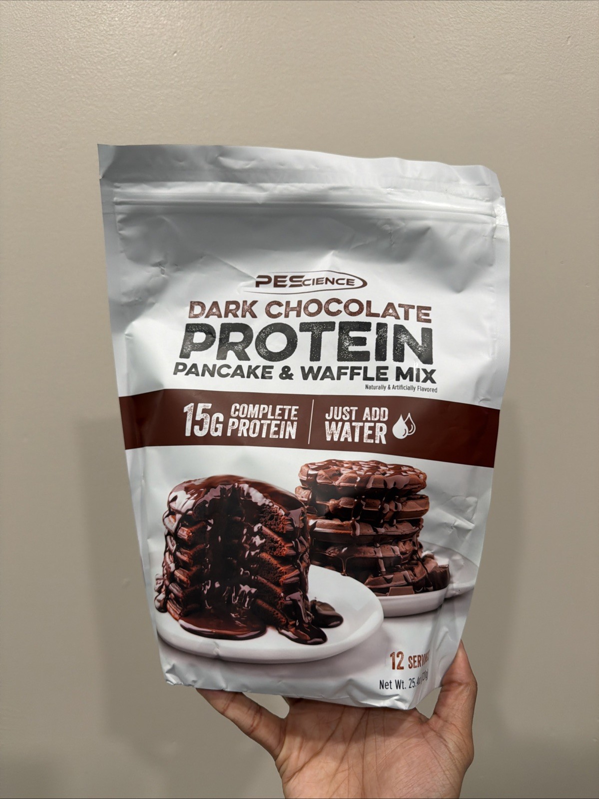 Pes Science Dark Chocolate Protein Pancake And Waffle Mix 04/2027 Exp