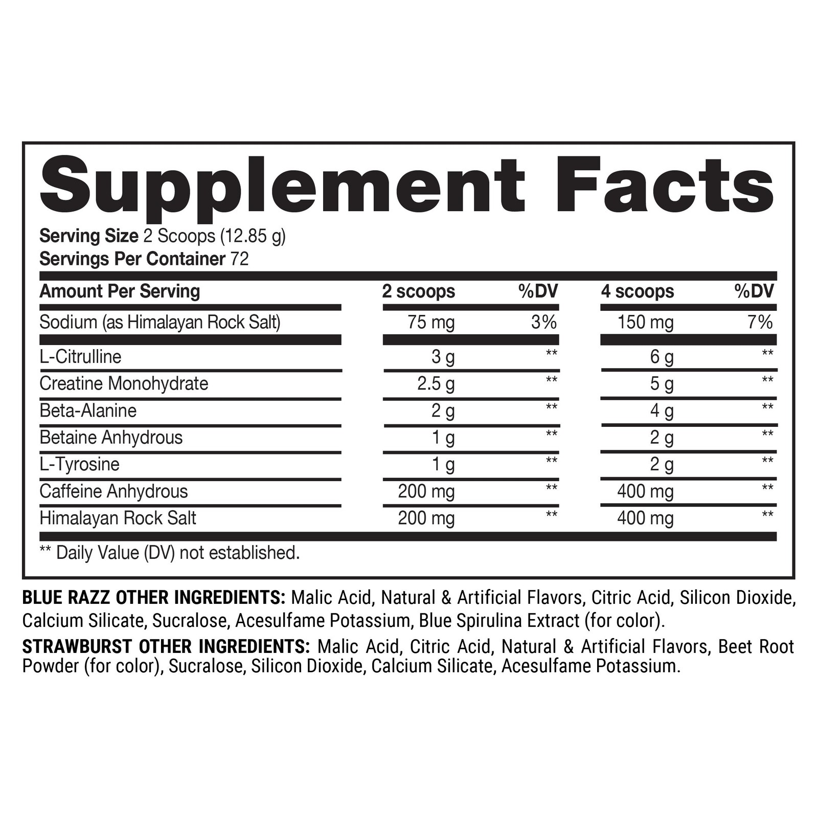 MR. HYDE SIGNATURE PRE-WORKOUT/CREATINE 36.6 OZ, 72 SERVINGS