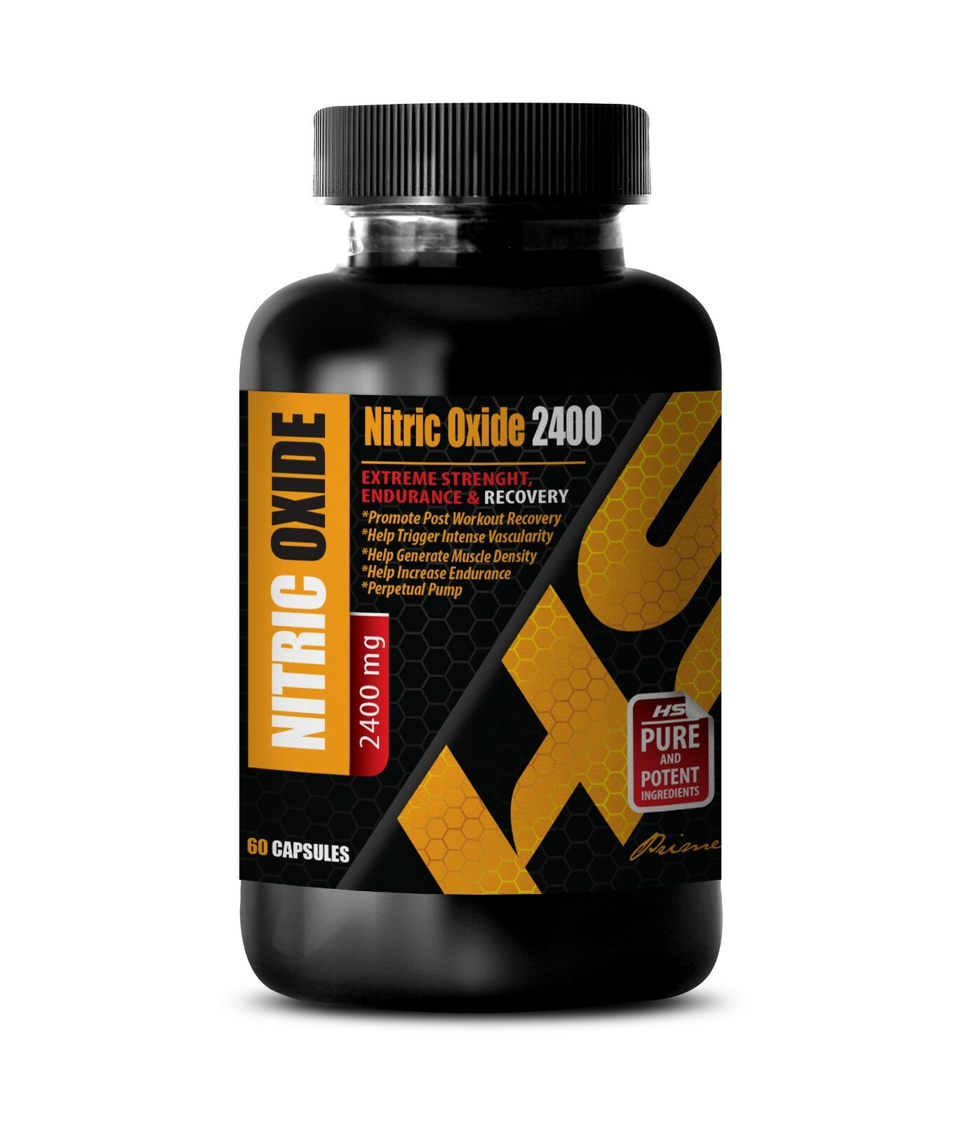 pre workout supplements – NITRIC OXIDE 2400 – muscle supplements – 1 Bottle