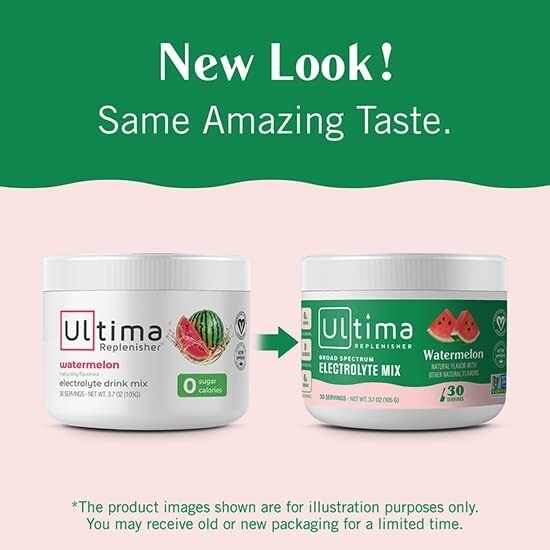 Ultima Replenisher Hydrating Electrolyte Mix,Watermelon,30 serving ( 1 pack)