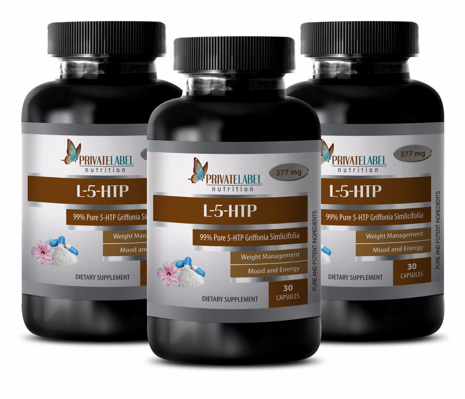 5-Htp & Vitamin B-6 – L-5-HTP 377mg. – mood support 3B