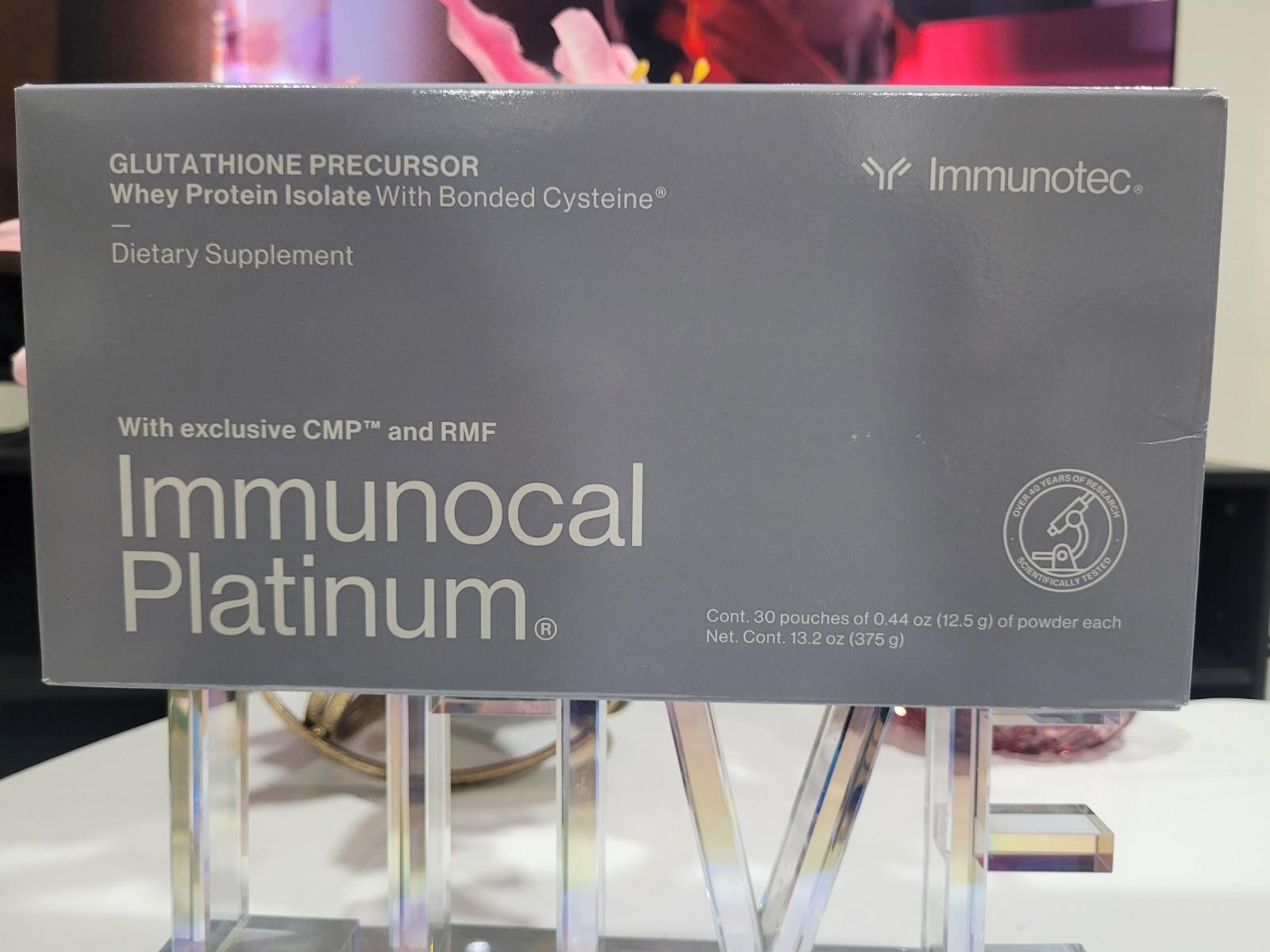 Immunotec Immunocal Platinum 30-pouches glutathione precursor free shipping.
