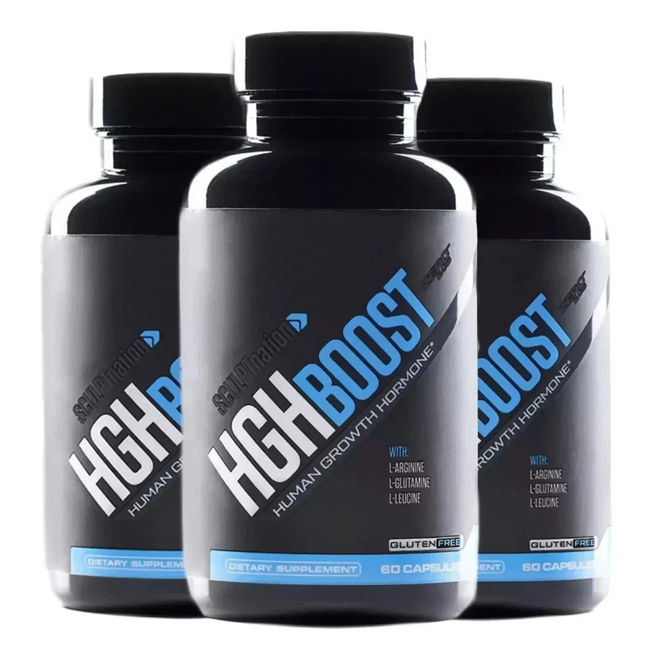HGH BOOST Human Growth Hormone Muscle build Lean Fat Burn Sex, Free Shipping