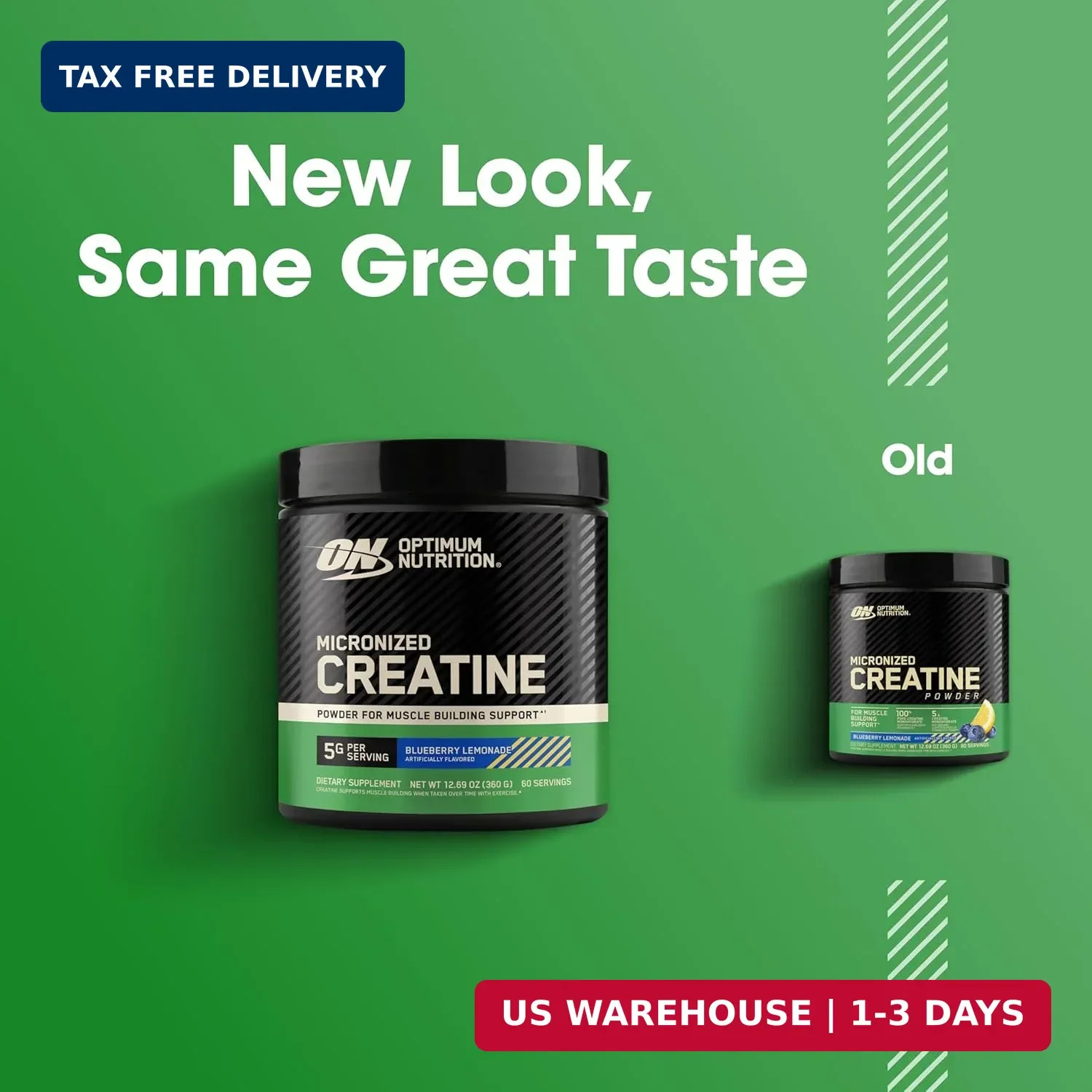 Optimum Nutrition Creatine, Micronized Creatine Monohydrate Powder, Supports Str