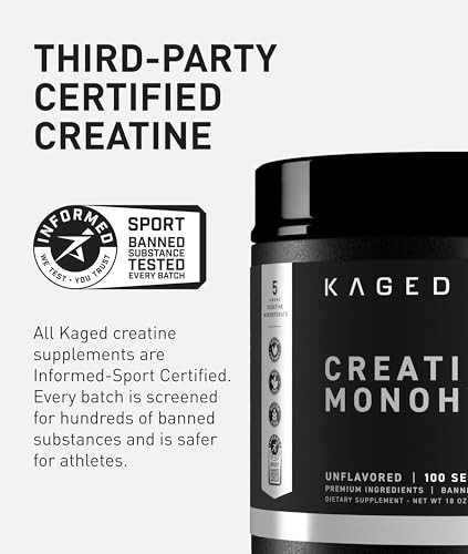 Creatine Monohydrate Powder Micronized 5g 100 Servings