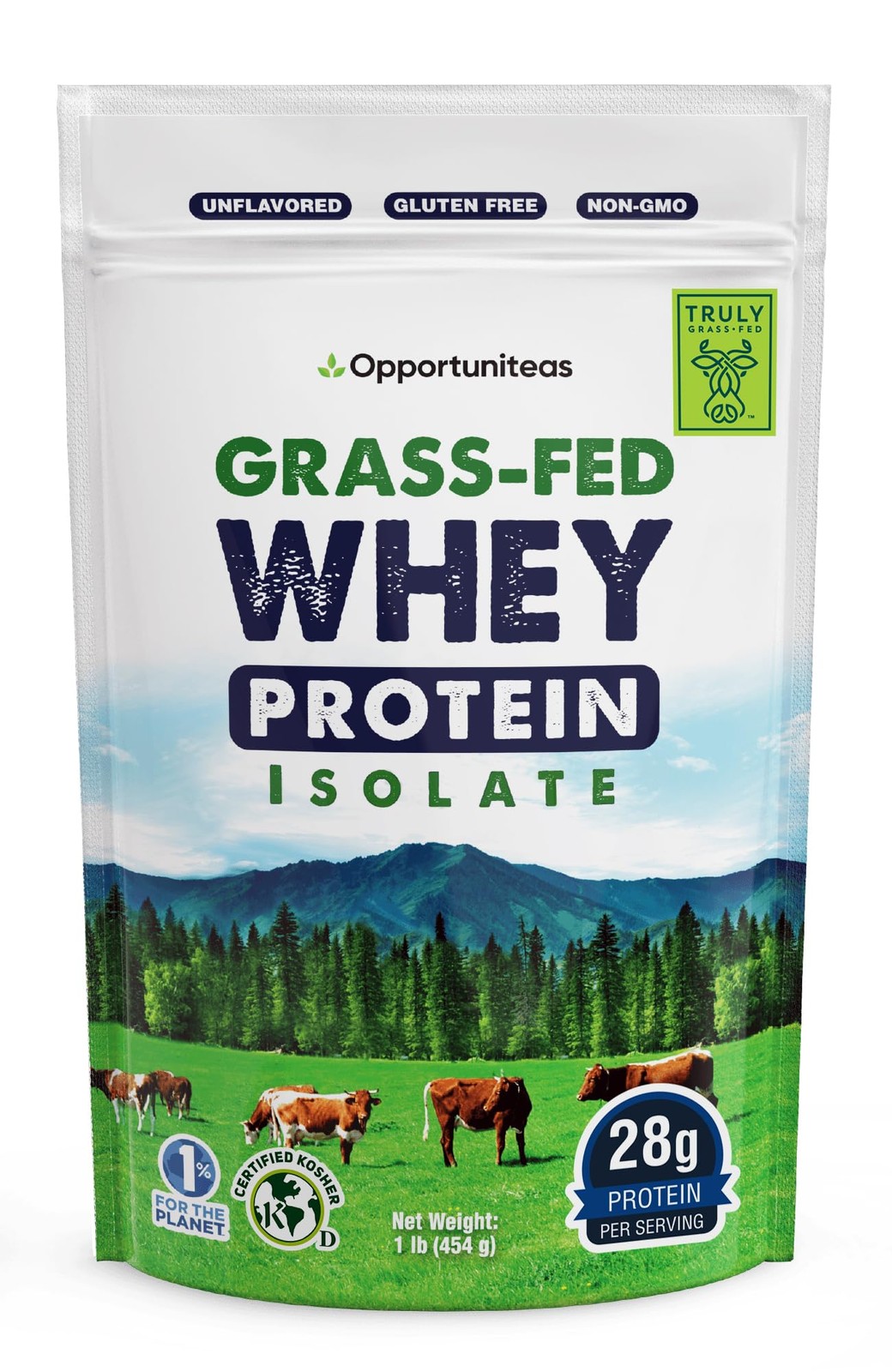 Opportuniteas Grass Fed Whey Isolate Protein Powder – Unflavored, HeavyMetal …
