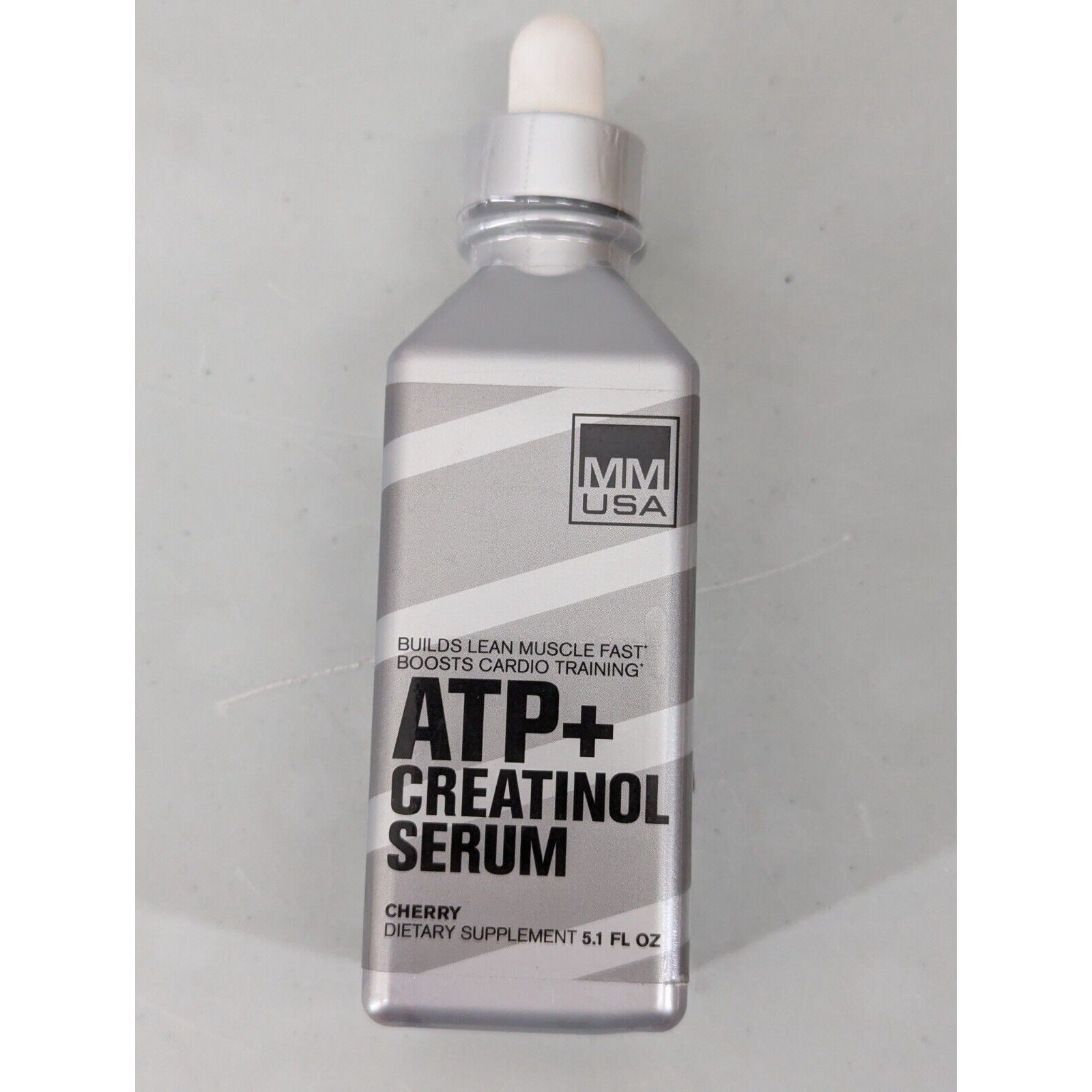 New Sealed MM USA ATP+ Creatinol Serum Pre-Workout 5.1 fl oz Cherry EXP 11/2026