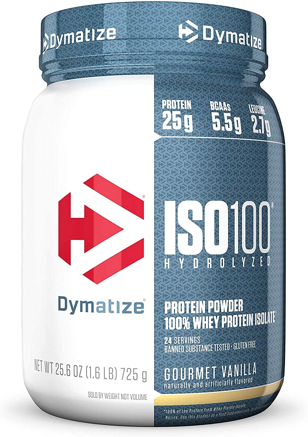 Dymatize ISO100 ISO-100 25g 1.4lb Hydrolyzed Whey Isolate 20 Servings 10 Flavors