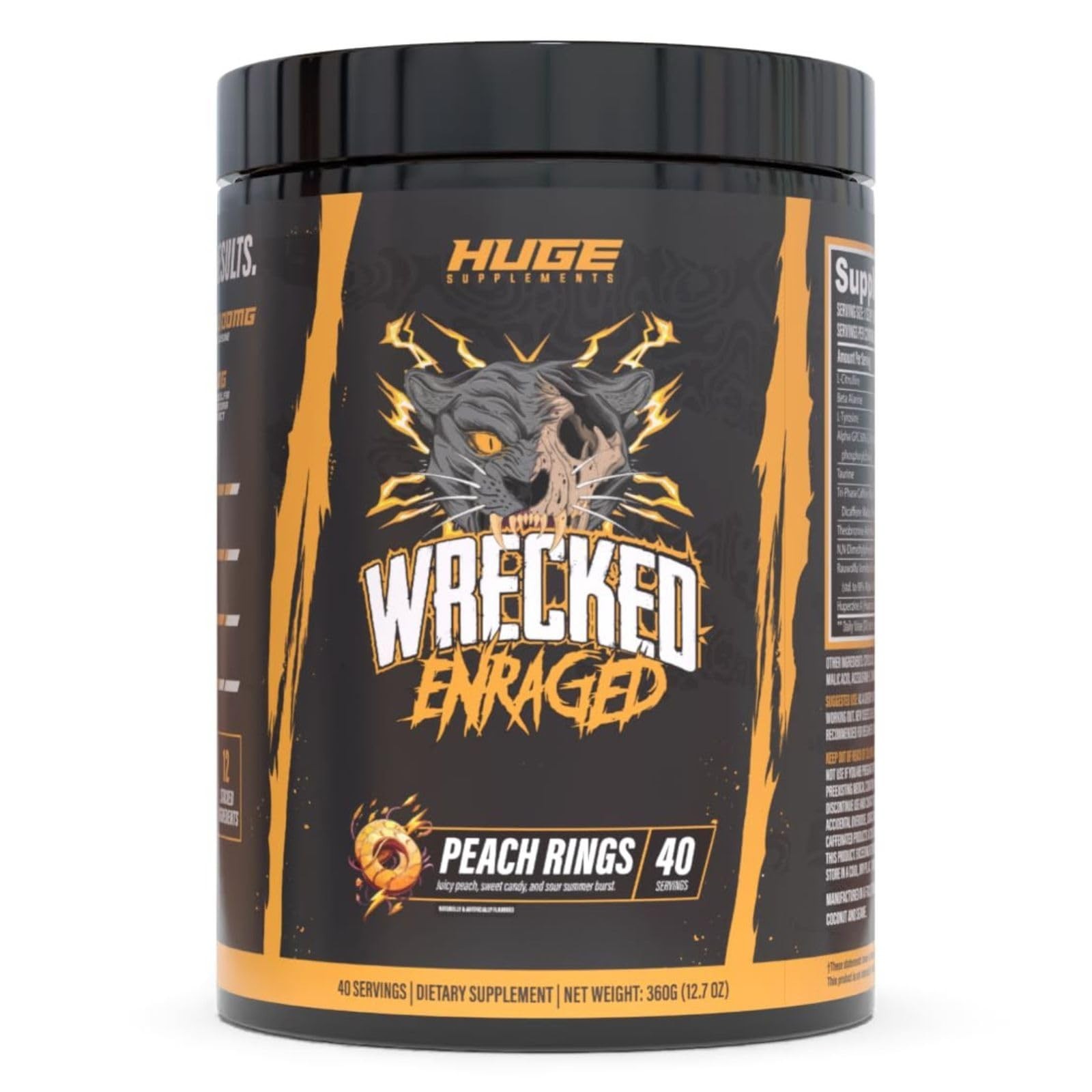 High-Stim Pre Workout Powder – Intense Energy, Focus & Strength – 40 Servings