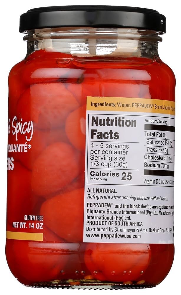 Whole Piquante Peppers Mild (400g)