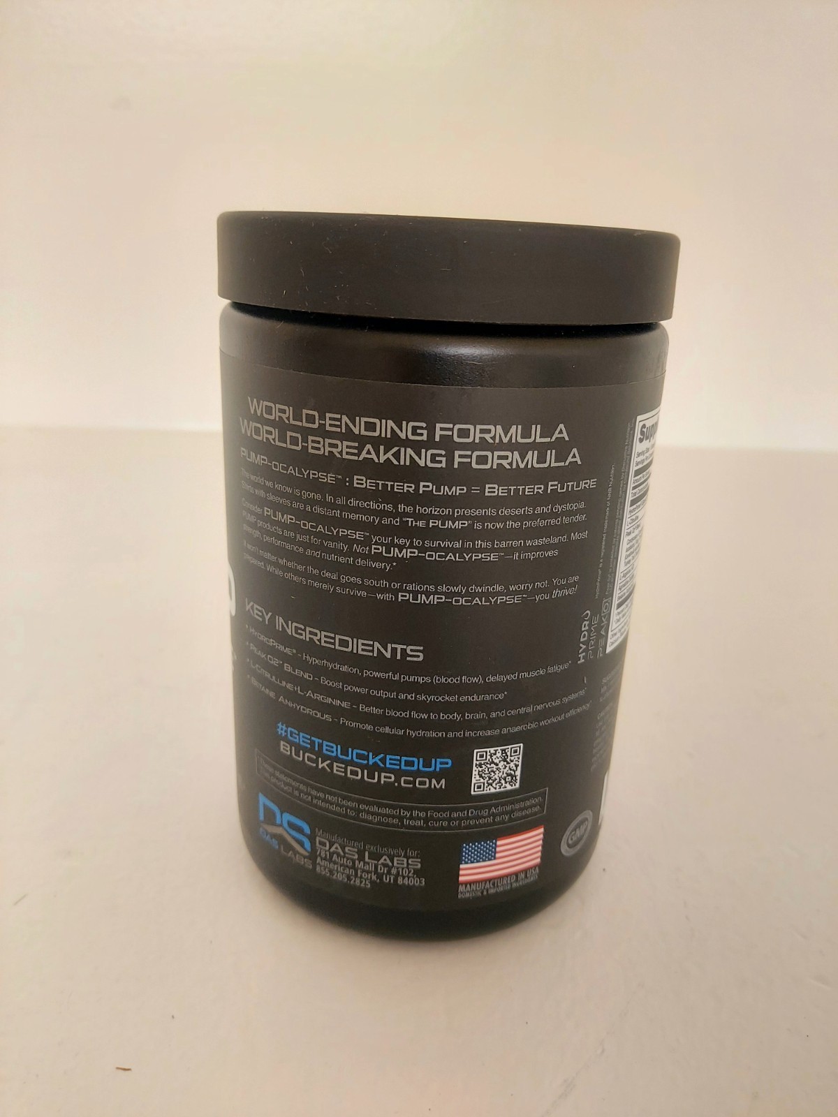 BUCKED UP PUMP-OCALYPSE BLUE RAZ 12.7 OZ 30 SERVINGS 02/2027