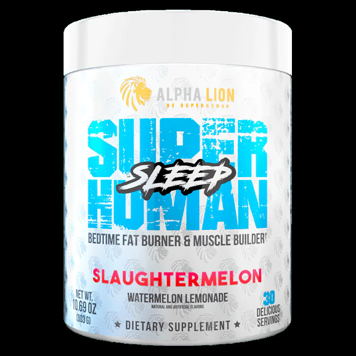 Alpha Lion Super Human Sleep Nighttime Fat Burner Sleep 30 Servings 2 Flavors