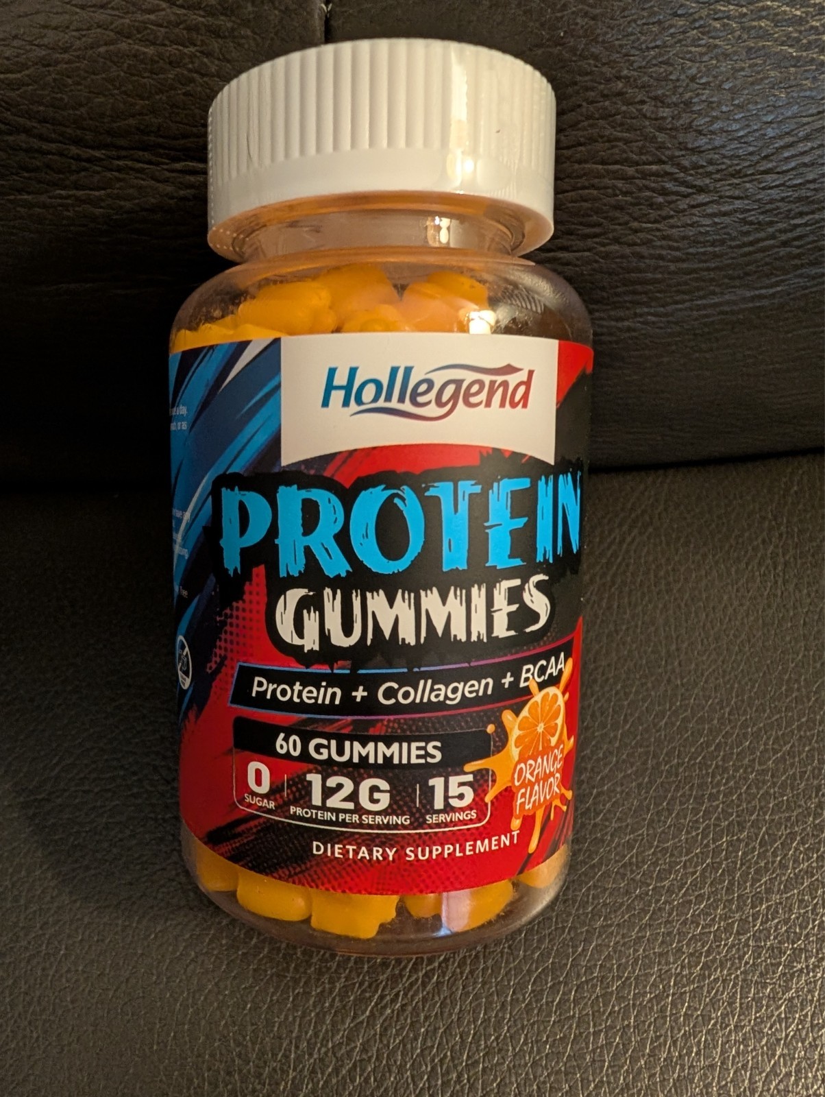 Whey Protein Gummies for Women Men, 12G High Protein Supplements with Collagen