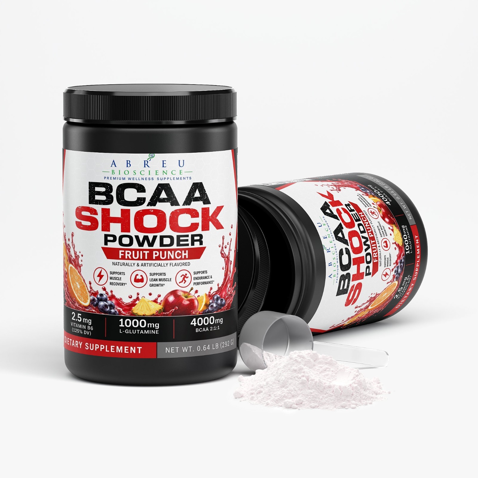 Abreu BioScience BCAA Shock (Fruit Punch)