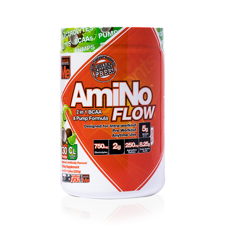 Muscle Elements AmiNo Flow – Coconut Lime (30 Servings) Free Shipping!!