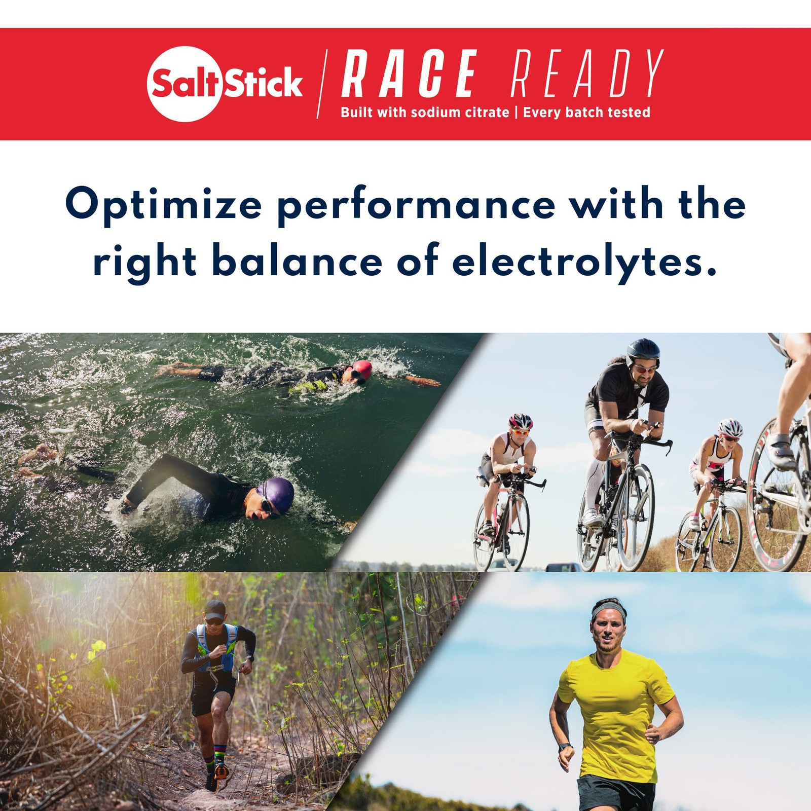 SaltStick Electrolytes with Caffeine – Salt 100 Count (Pack of 1), White