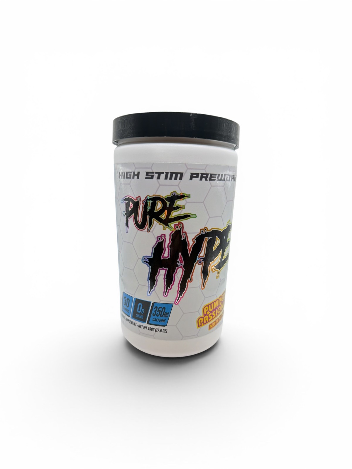 Pure Hype High Stim Pre-workout Pumped-up Passionfruit
