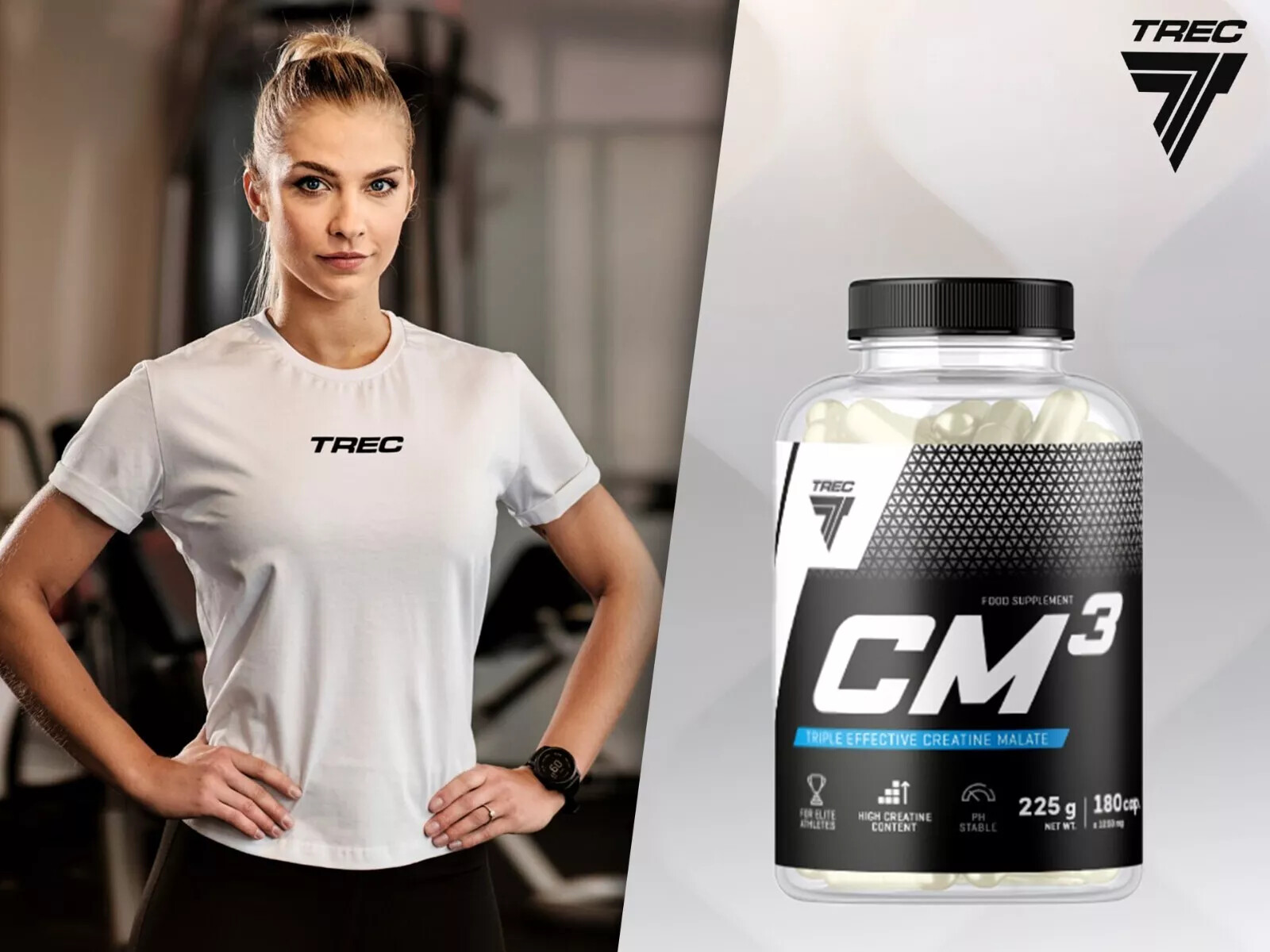 Trec Nutrition CM3 1250 – Tripple Effective Creatine Malate – Muscle Size Growth