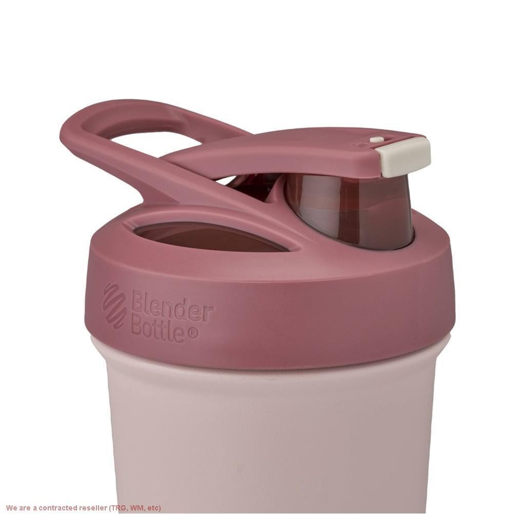 BlenderBottle 25oz Stainless Steel Strada Water Bottle – Rose Red