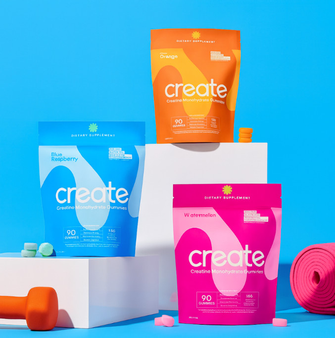 Sale! Create Creatine Monohydrate Gummies – Choose Flavor – Free Shipping