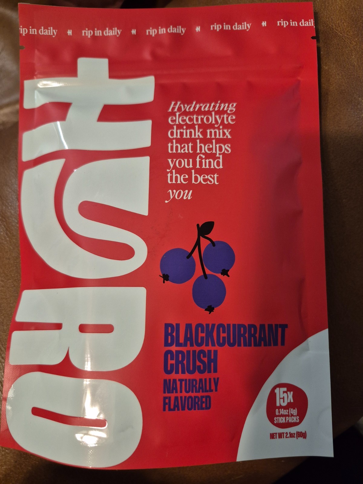 New Hyro Hydrating Electrolyte Drink Blackcurrant Crush Flavor