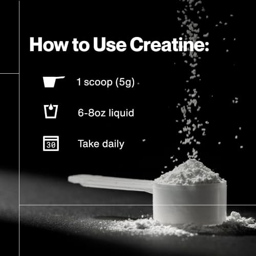 Creatine Monohydrate Powder 5g 90 Servings Strength Muscle