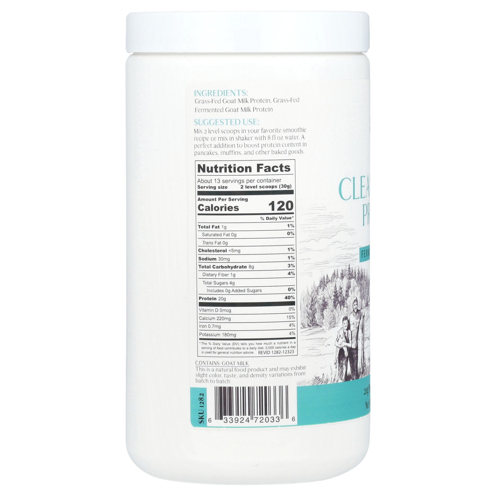 Clean Whole Protein + Fermented Protein, 14.1 oz (400 g)