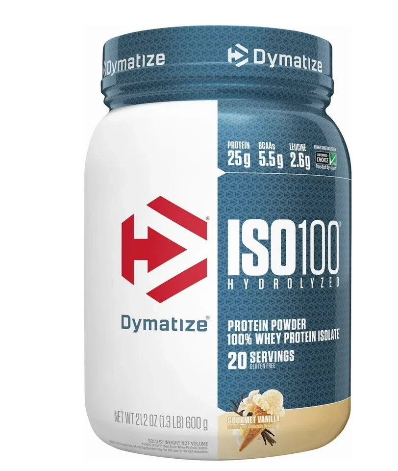 Dymatize ISO100 Hydrolyzed Isolate Protein Powder 100%, 20 Servings