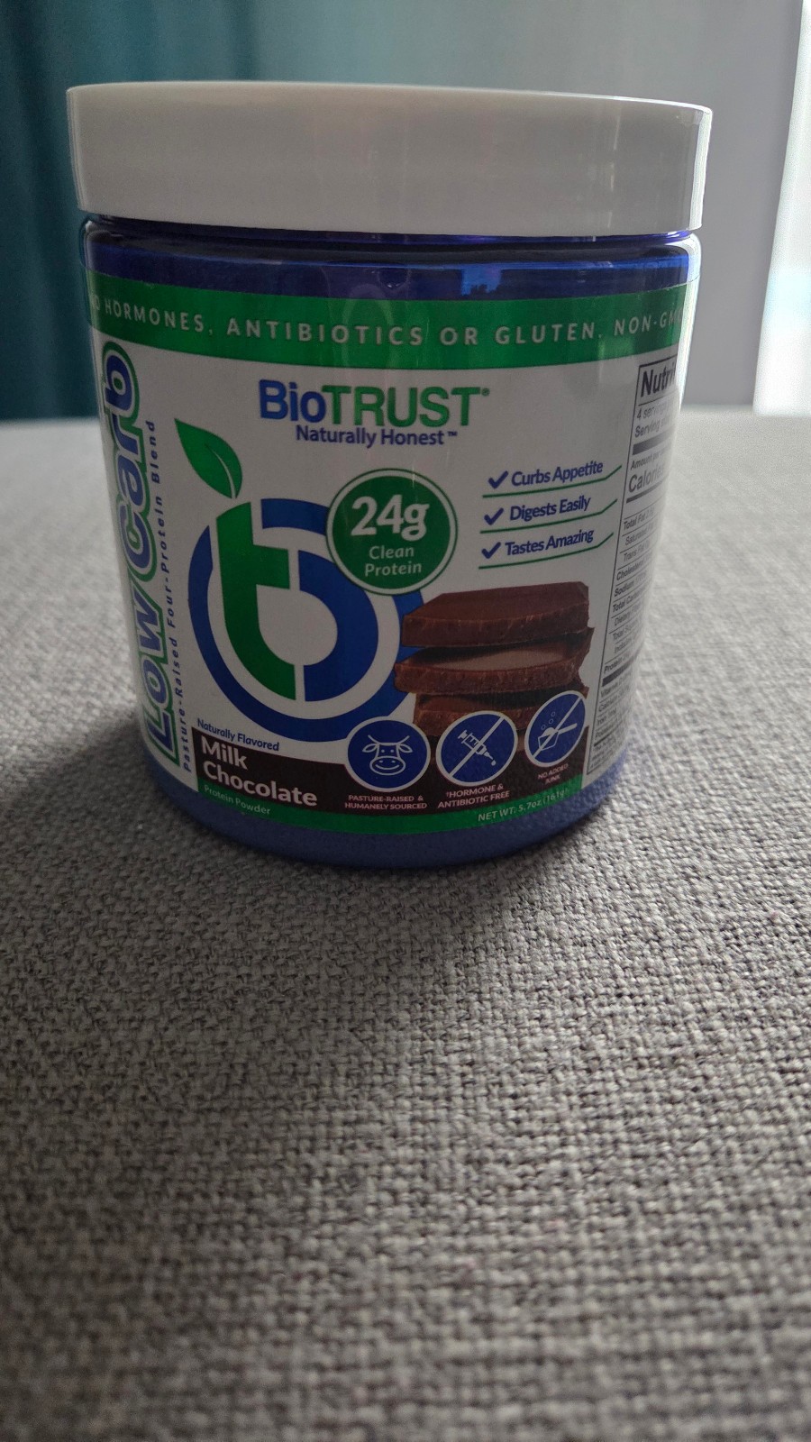 BiotTrust Protein Powder Low Carb New Never Opened Chocolate BB 08/2026 5.7OZ