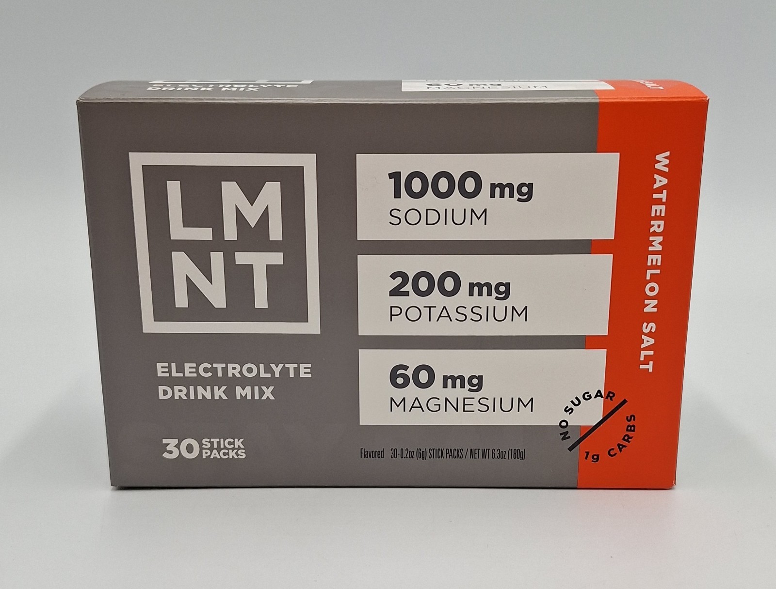 LMNT Electrolyte Drink Mix Watermelon Salt 30 Packs Zero Sugar Exp 2027