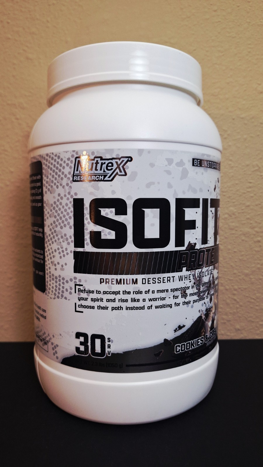 Nutrex ISOFIT Cookies & Cream, 30 Servings, 25g Protein, EAA & BCAA, 03/2028✨️