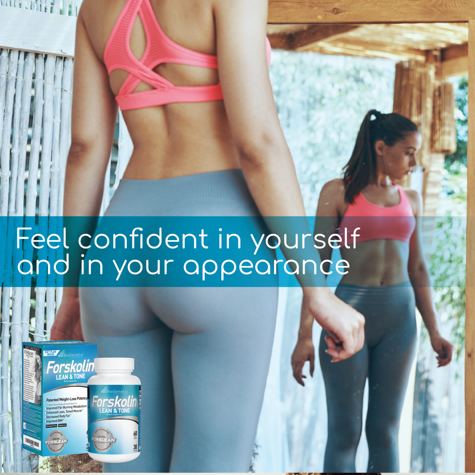 Forskolin Lean & Tone Clinically Studied Weight Loss & Body Toning Formula