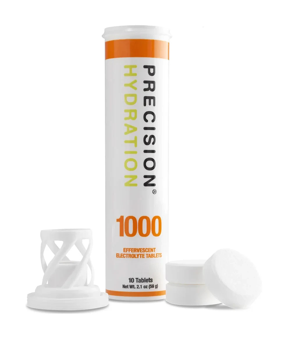 Precision Fuel and Hydration Tablets PH 1000 Mg Per Serving, Pack of 12 Tubes