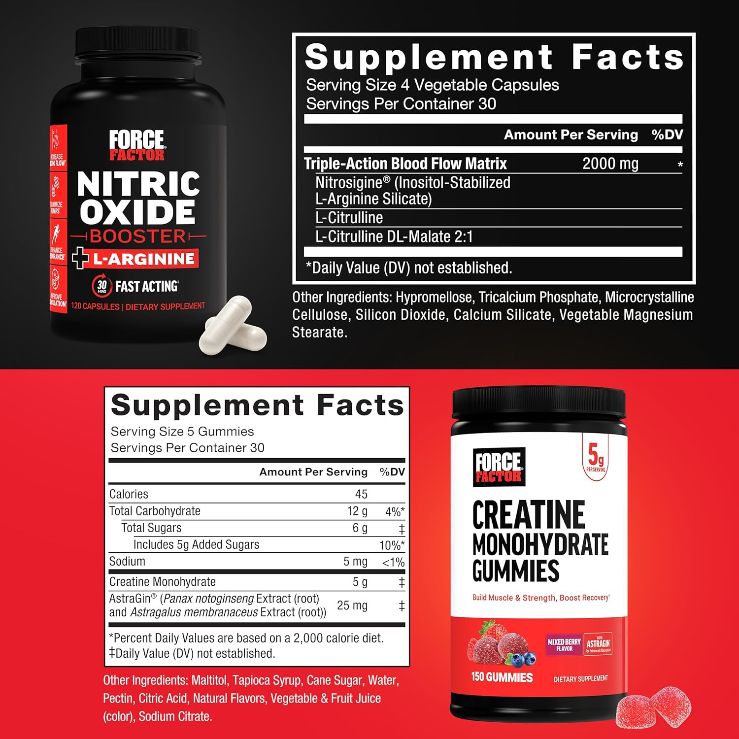 Creatine Gummies, 5 Grams Creatine Monohydrate, Mixed Berry, 150 Gummies, 30 Ser