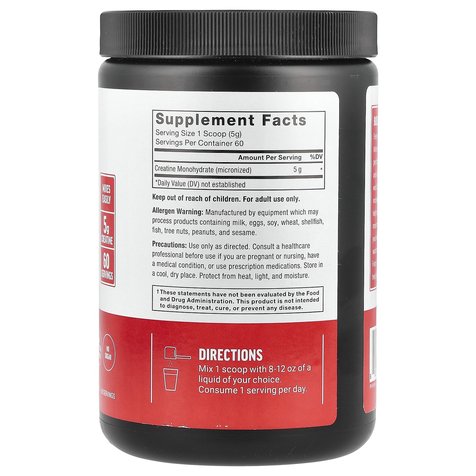 Creatine Monohydrate Powder, Unflavored, 10.6 oz (300 g)