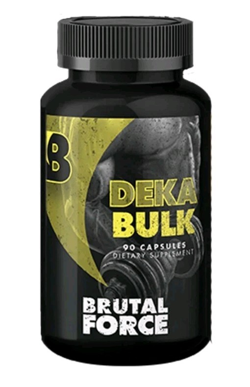 Brutal Force Deka Bulk Test Booster 30 Caps Amino Pump Lean Muscle Gainer 10/26