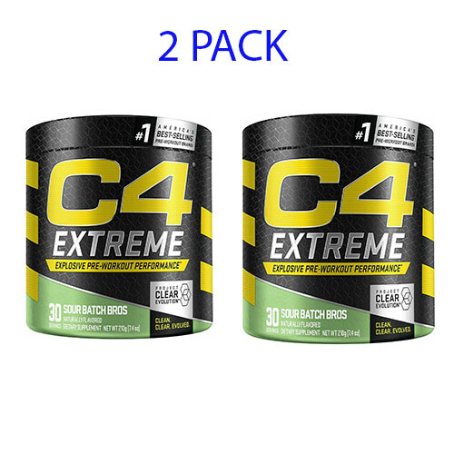 Cellucor C4 Extreme – 30 Servings – Sour Batch BROS (2 PACK) ** FREE SHIPPING**