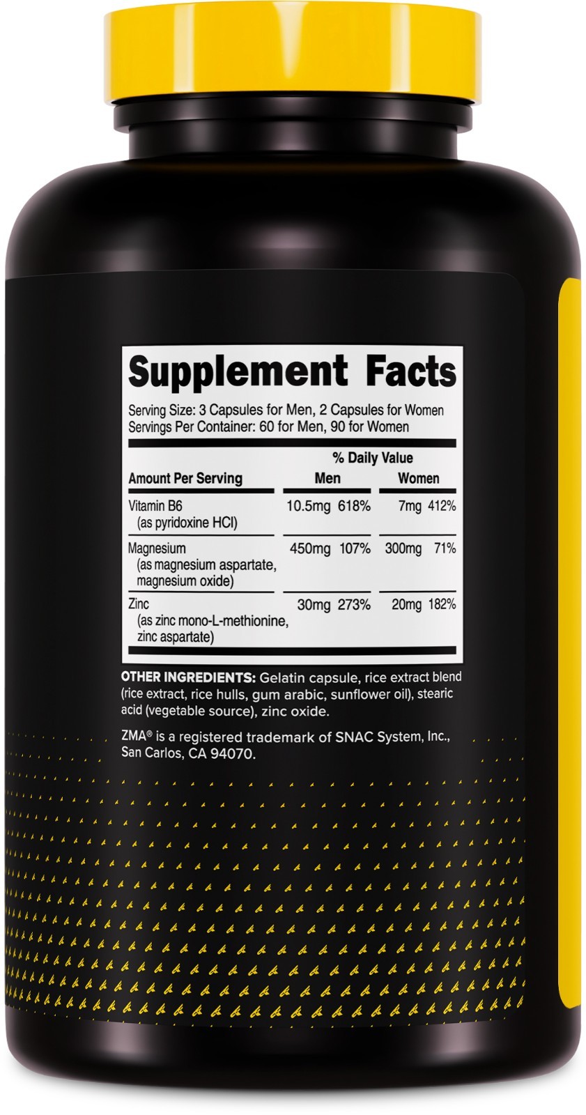 PrimaForce ZMA Dietary Supplement, 180 Capsules, Non-GMO & Gluten-Free