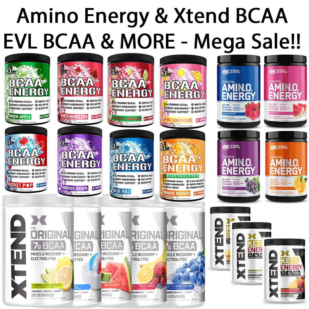 EVL – Cellucor – Scivation XTEND Keto ENERGY 7g BCAA | 20 Servings | ALL FLAVORS