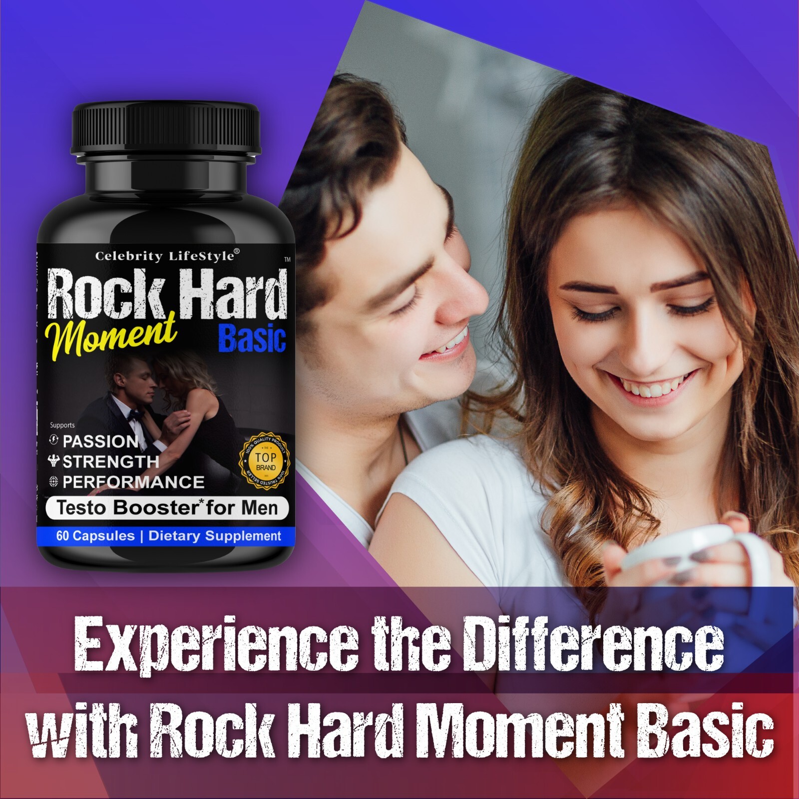 Male Enhancement & Performance Supplement, Stamina Energy libido booster for Men