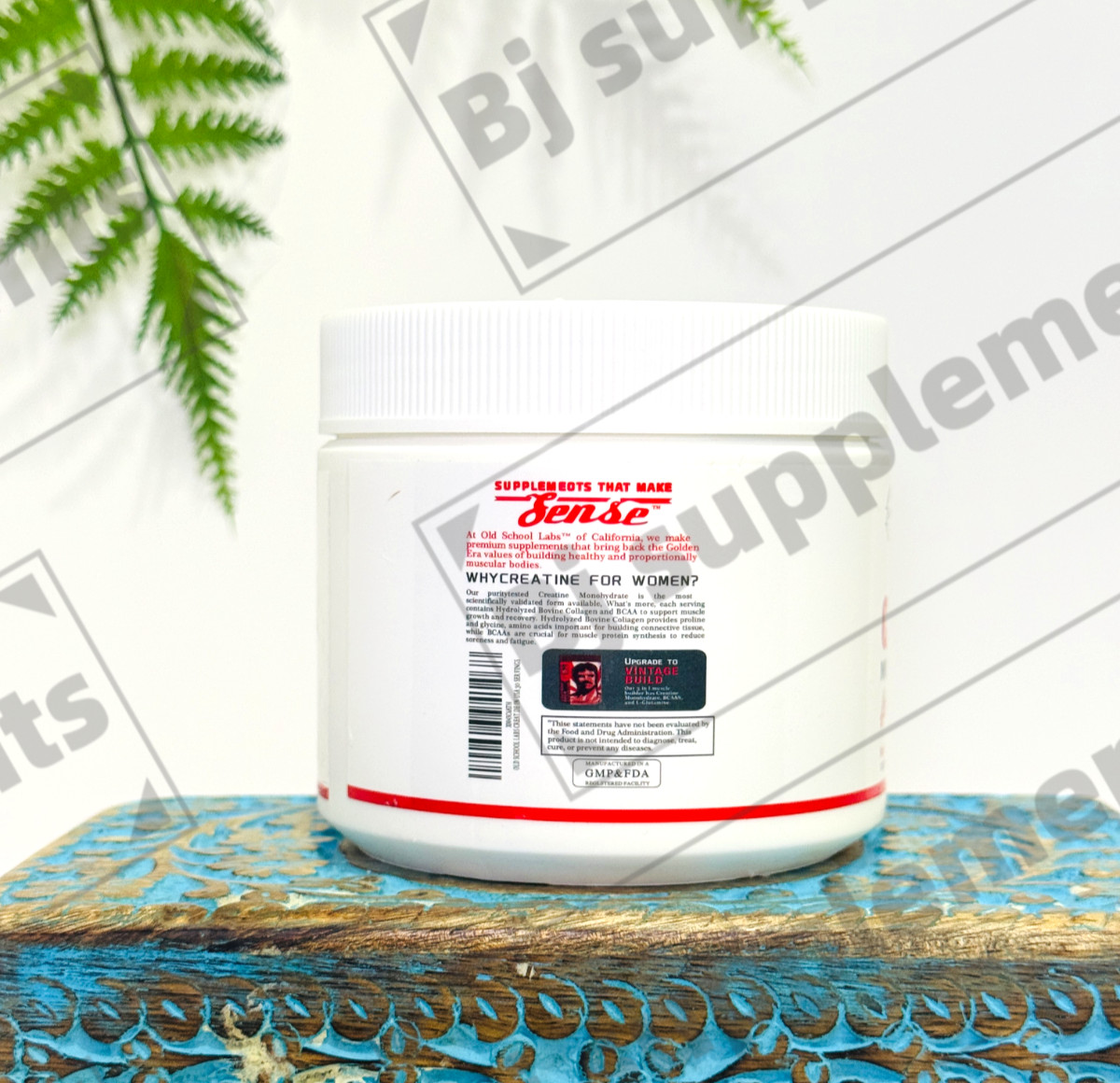 Creatine Monohydrate Powder for Women + Collagen & BCAA for Booty 5000mg