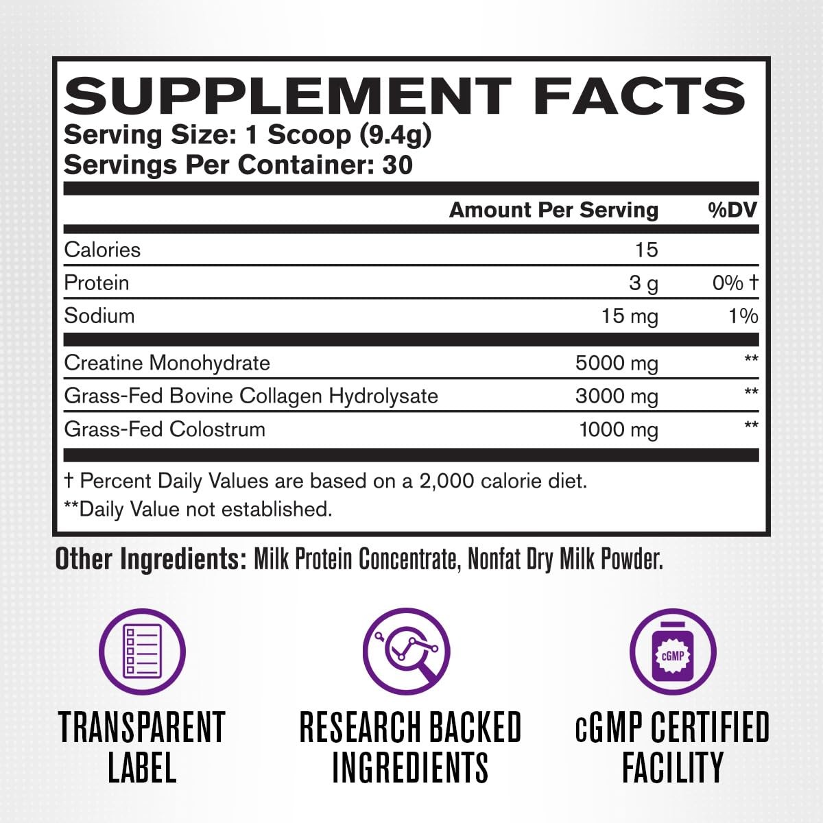 Jacked Factory Creatine for Women – 30 Servings (For Women), No Color