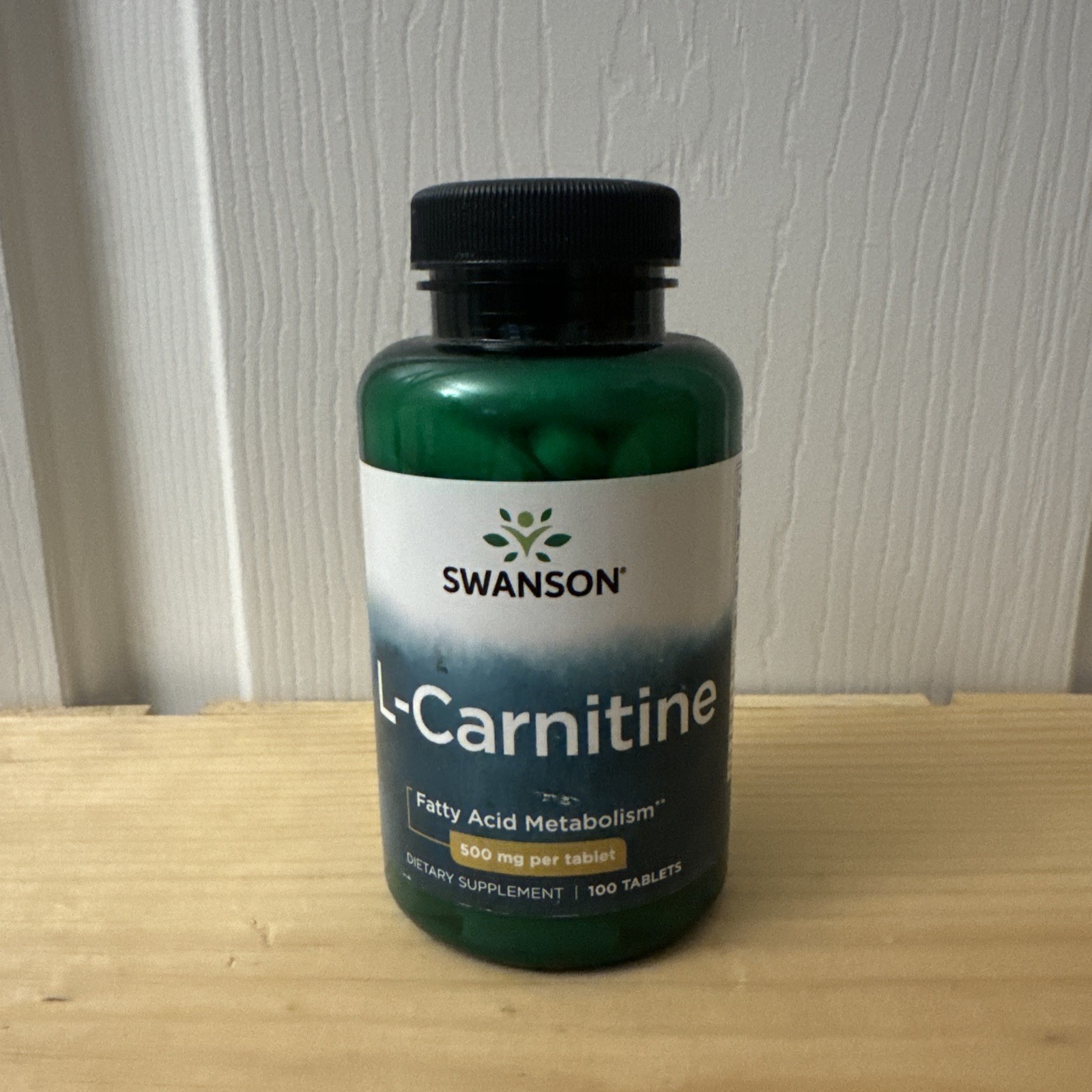 Swanson L-Carnitine Boost Lean Muscle Metabolism Recovery 500mg 100 Tabs Exp4/24