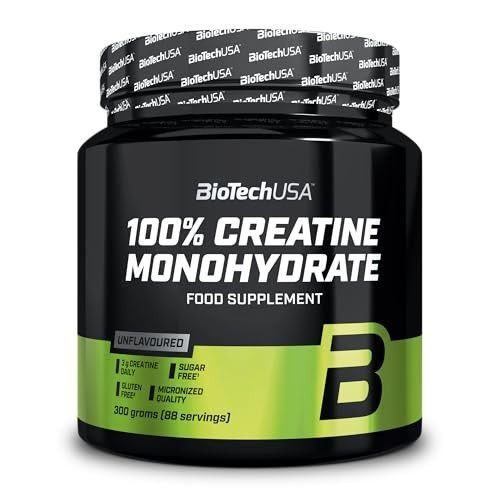 Creatine Monohydrate Powder 300g Unflavored Supplement