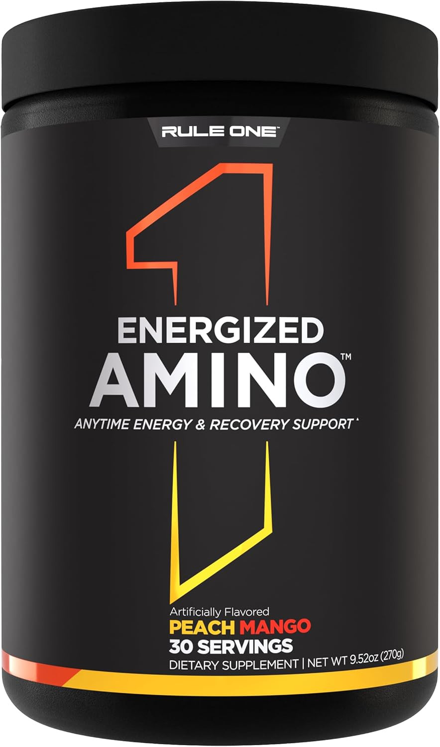 Rule 1 Energized Amino – Anytime Energy and Recovery Support with Bcaas, Glutami