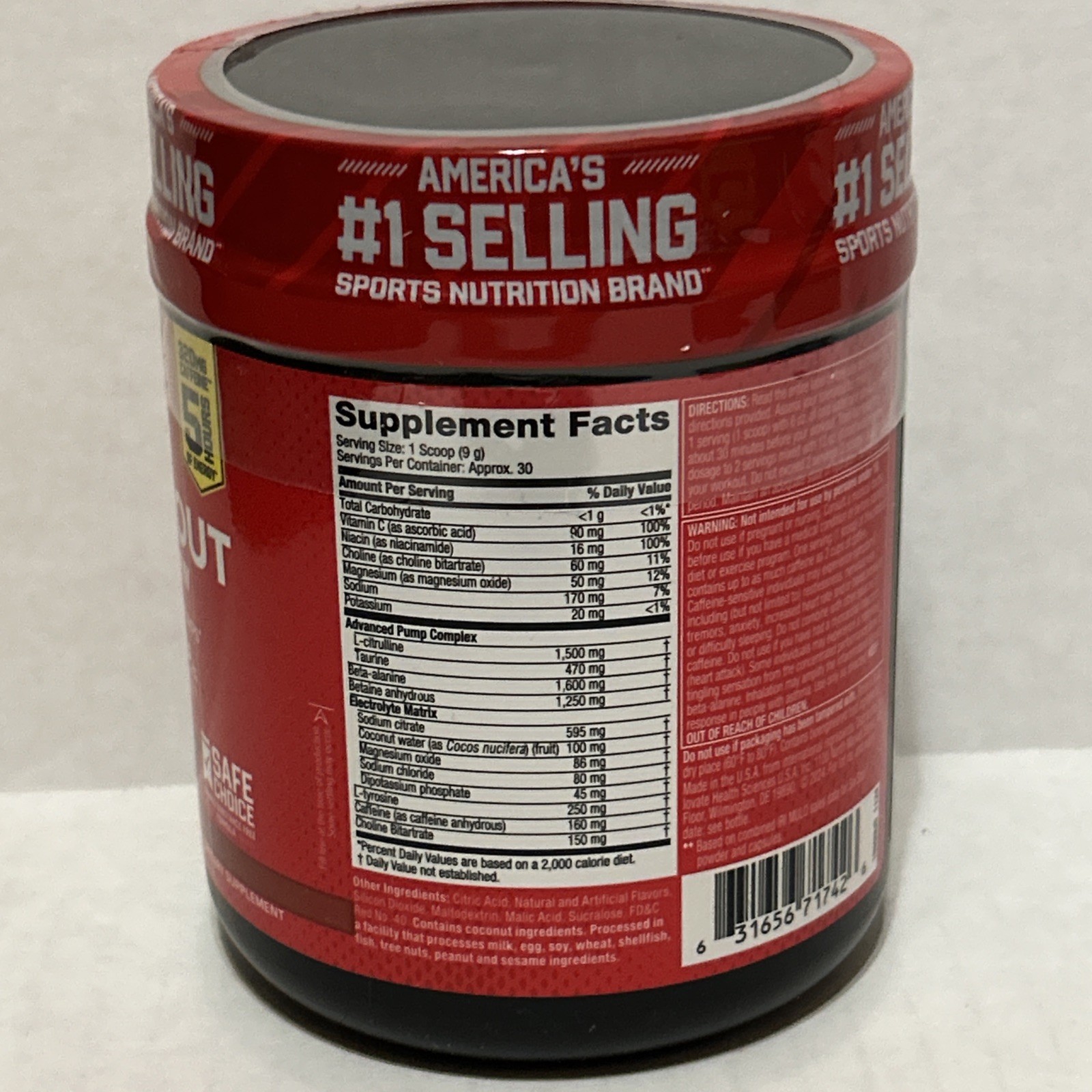 Six Star Pre-Workout Explosion 2.0 Fruit Punch, 9.52 oz (270 g) Exp 05/27 Sealed