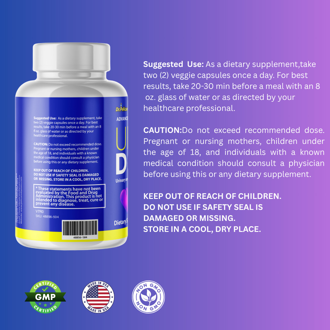 URO DOC- Support Supplement for Men – Urinary & Bladder Health-1 Bottle