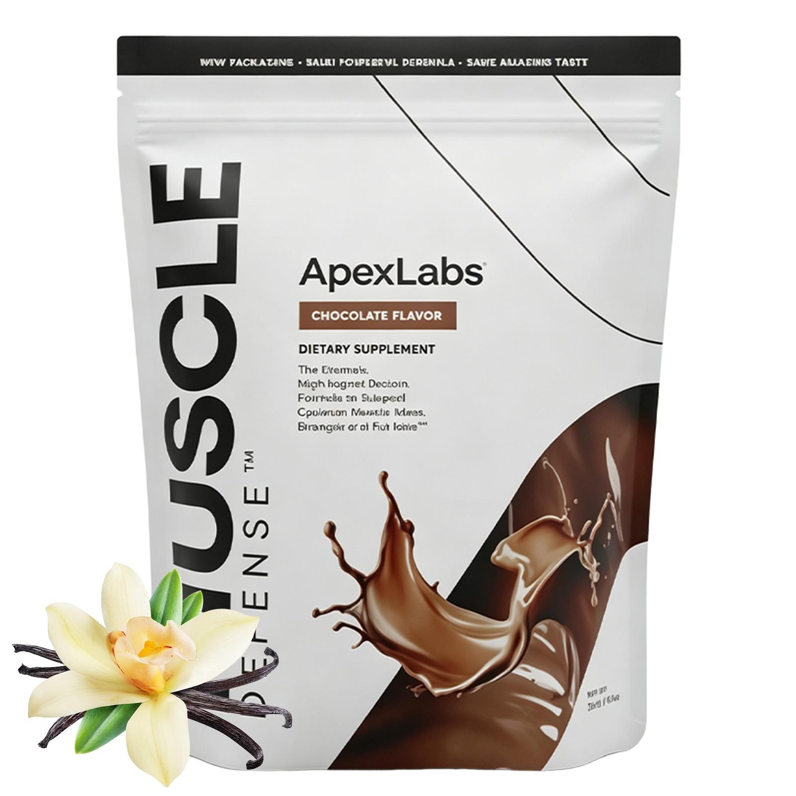 APEX LABS MUSCLE DEFENSE CHOCOLATE FLAVOR – 8.57 OZ- NEW PACKING