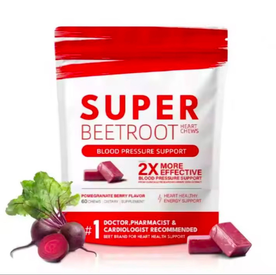 Beetroot Gummies, Nitric Oxide and Blood Pressure Support
